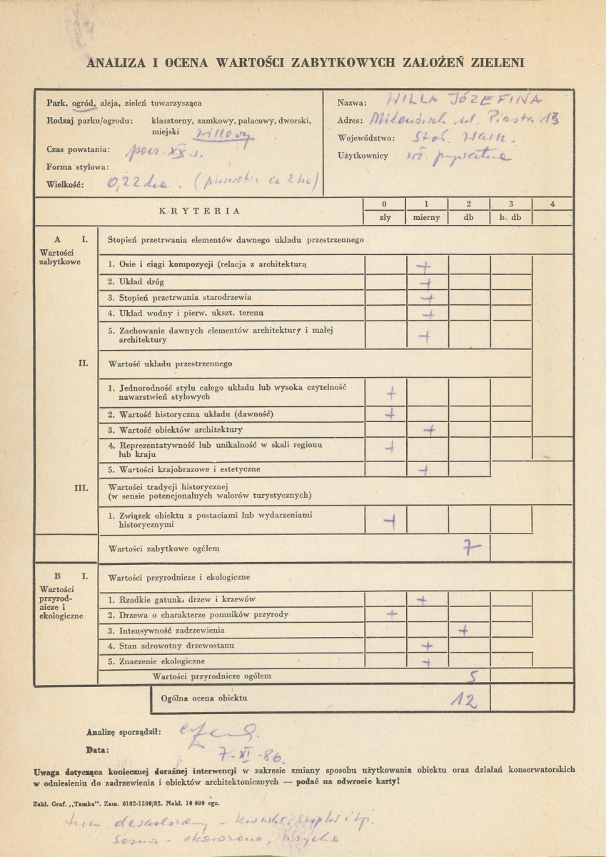 EP - Ewidencja parkowa, skan nr 3