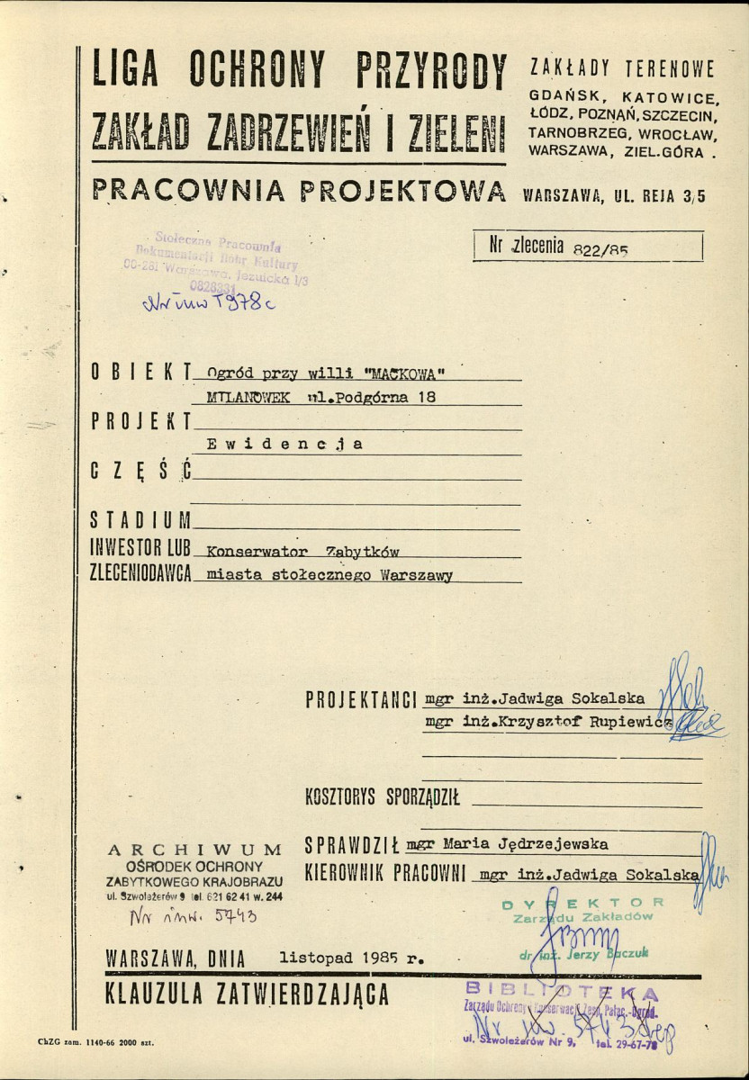 EP - Ewidencja parkowa, skan nr 4