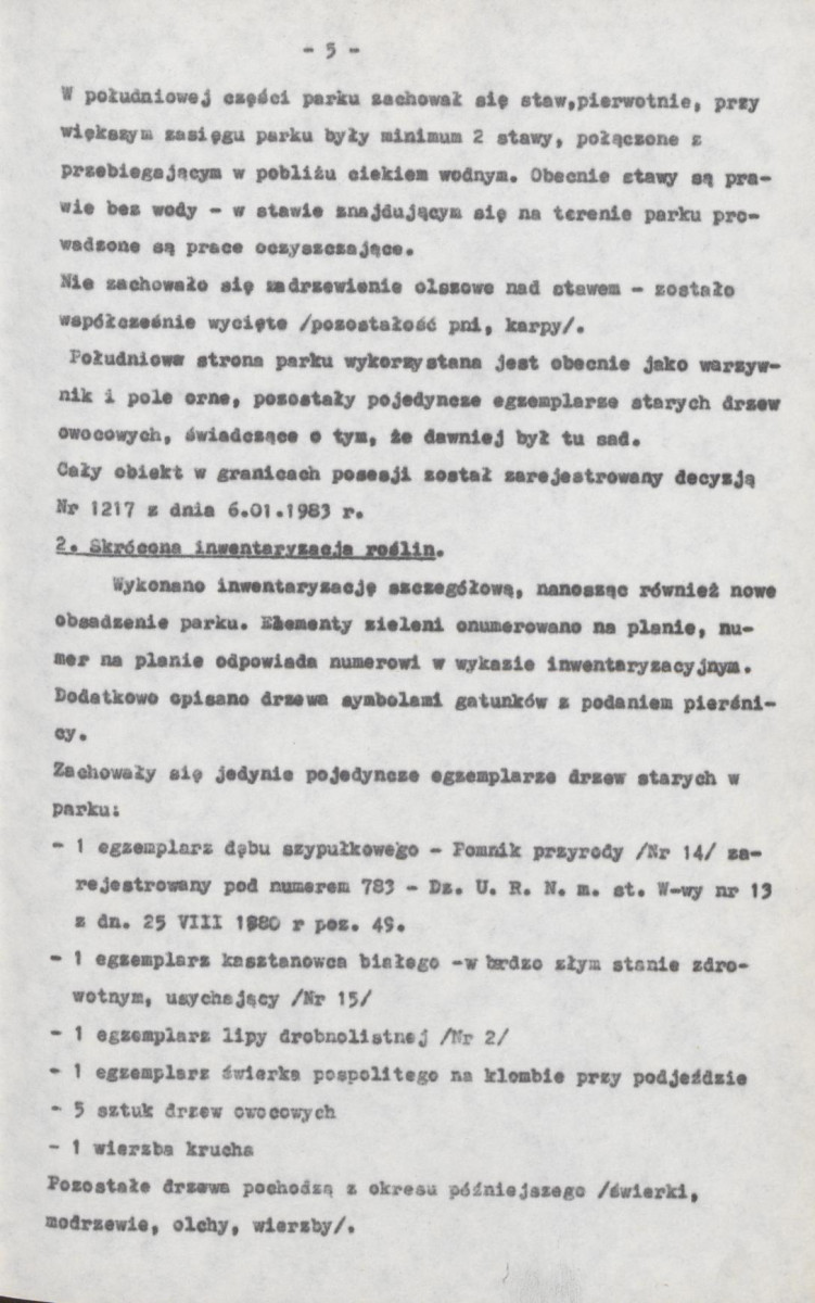 Ewidencja parkowa, skan nr 13