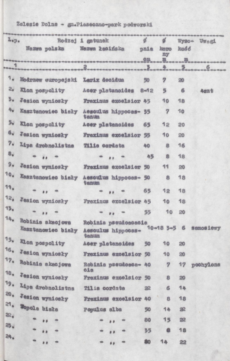 Ewidencja parkowa, skan nr 15