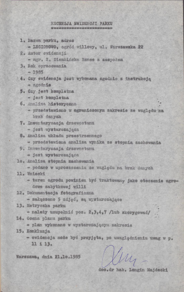Ewidencja parkowa, skan nr 5