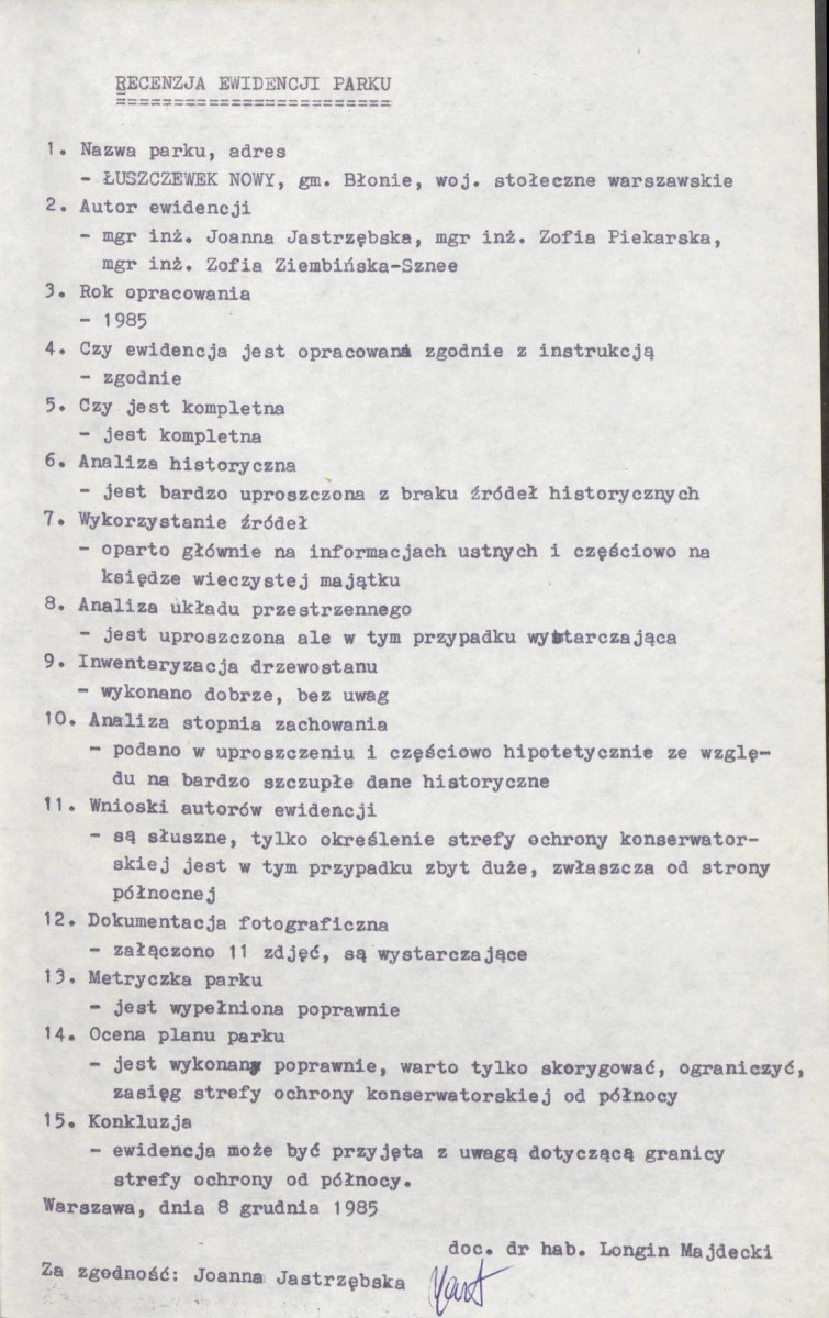 Ewidencja parkowa, skan nr 5