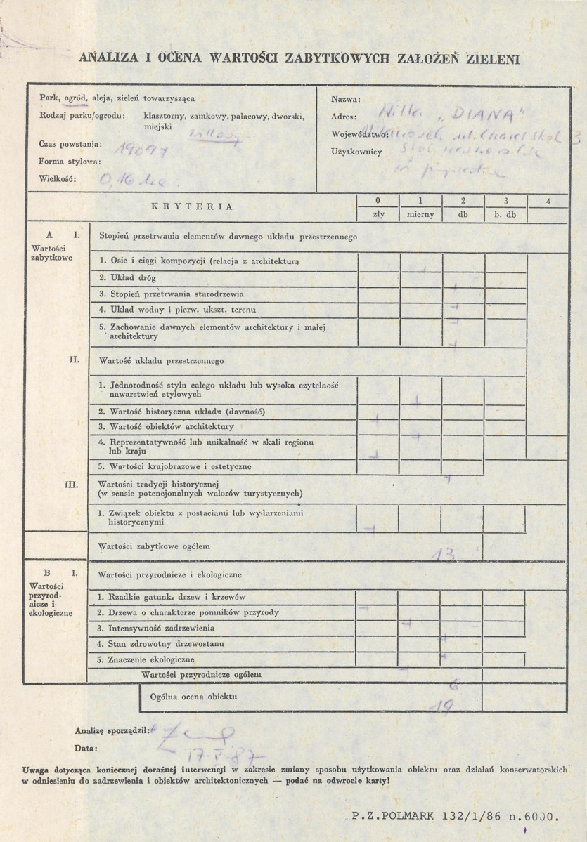 EP - Ewidencja parkowa, skan nr 3