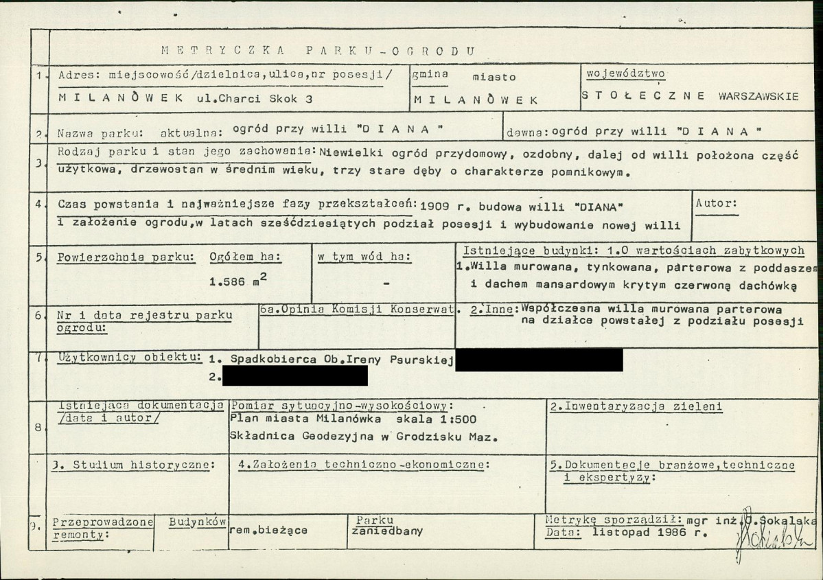 EP - Ewidencja parkowa, skan nr 6