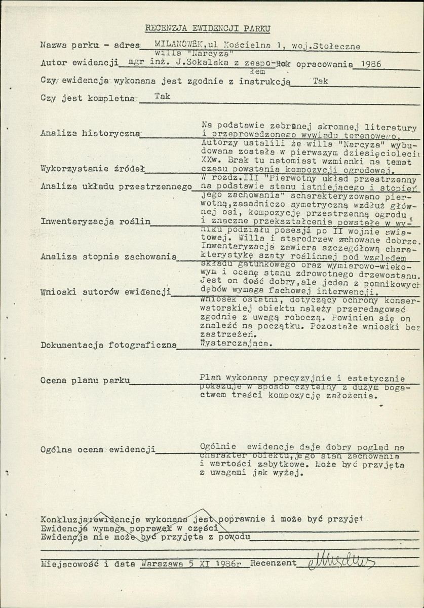 EP - Ewidencja parkowa, skan nr 5