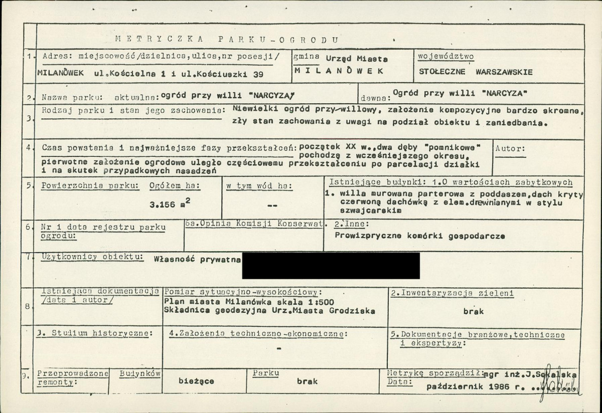 EP - Ewidencja parkowa, skan nr 8