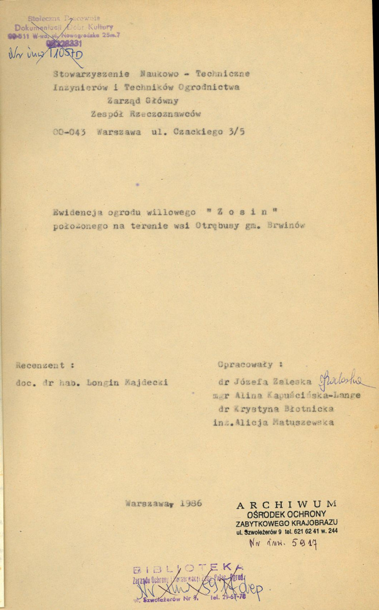 Ewidencja parkowa, skan nr 4