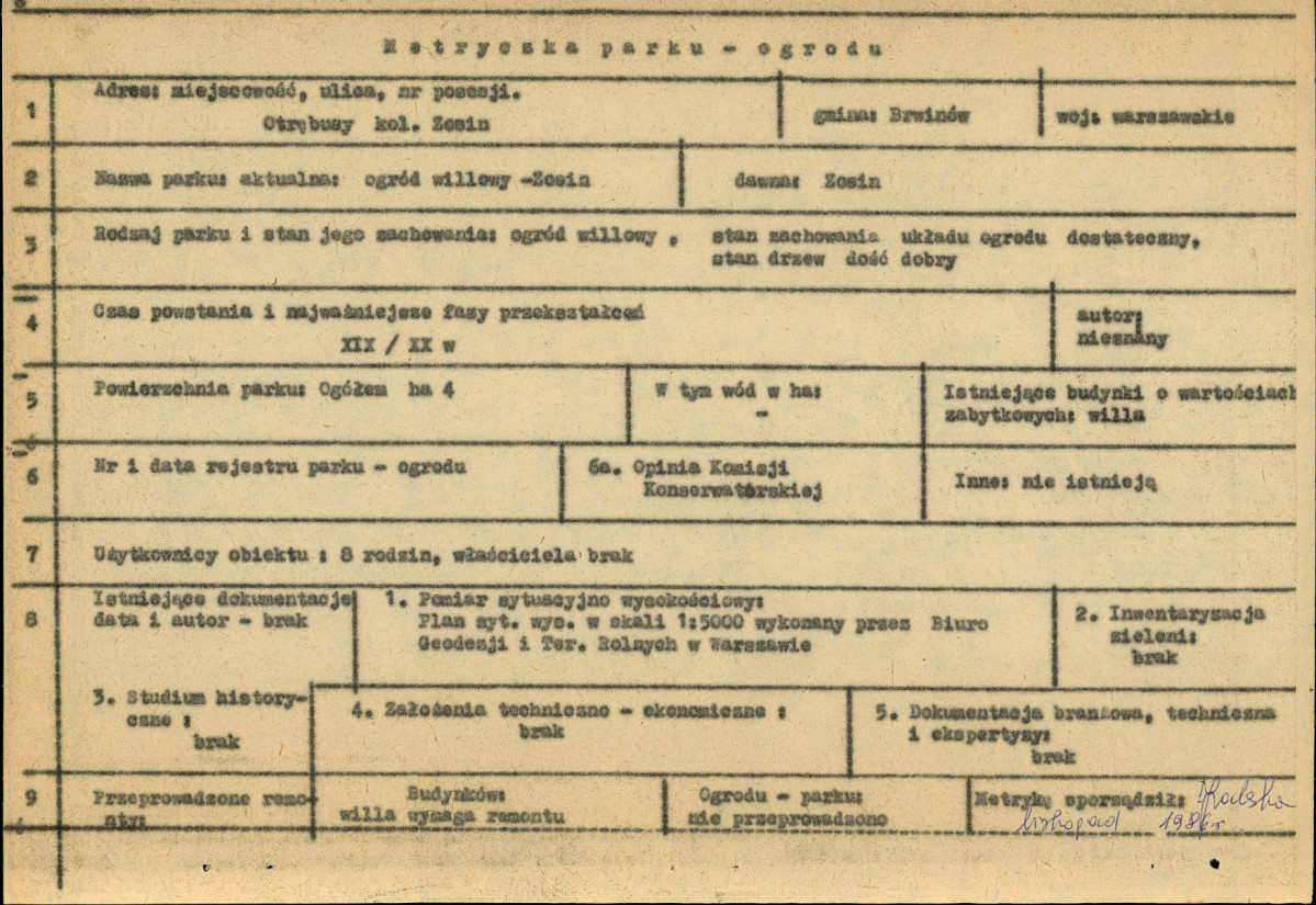 Ewidencja parkowa, skan nr 7