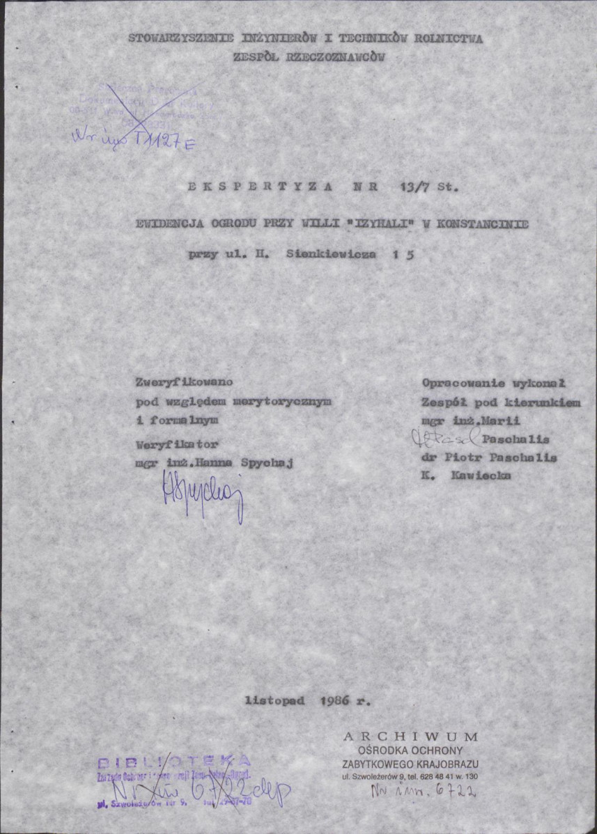 Ewidencja parkowa, skan nr 5