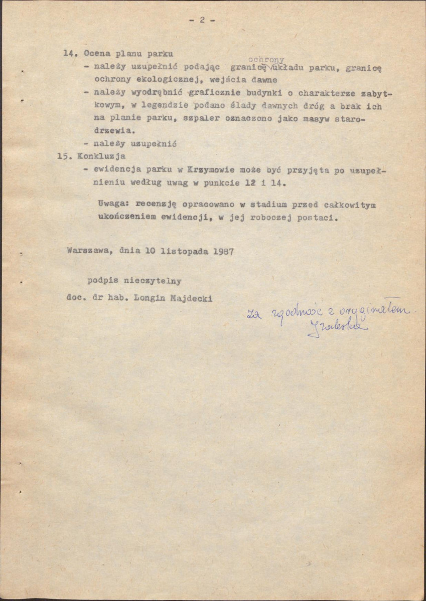 Ewidencja parkowa, skan nr 6