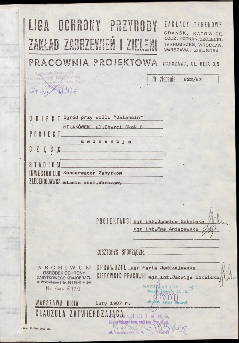 EP - Ewidencja parkowa, skan nr 4