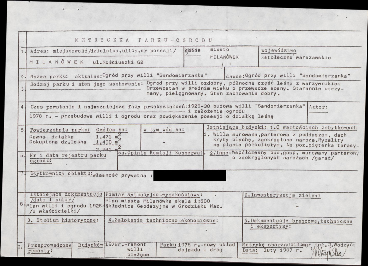 EP - Ewidencja parkowa, skan nr 7