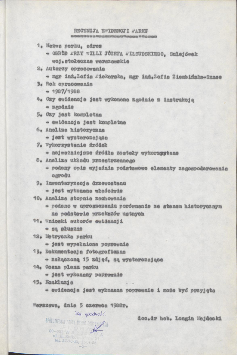 Ewidencja parkowa, skan nr 5