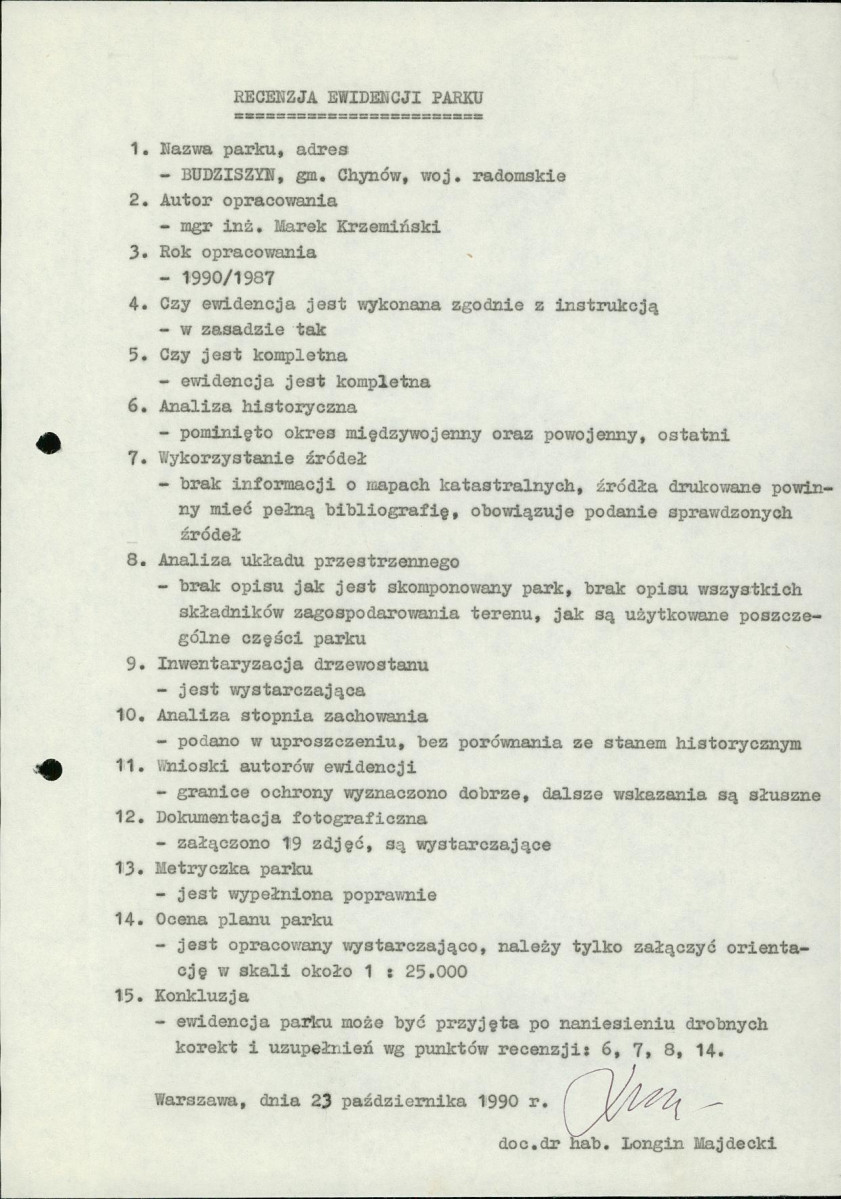EP - Ewidencja parkowa, skan nr 4