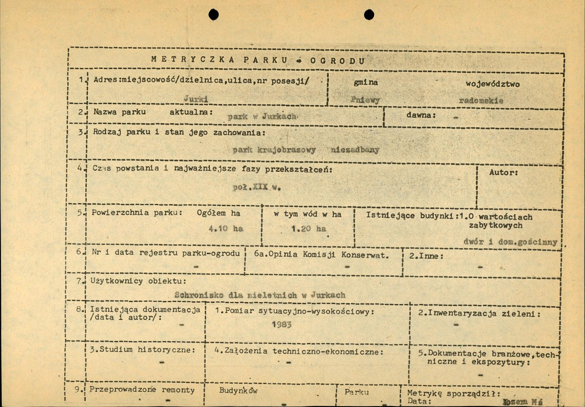 Ewidencja parkowa, skan nr 6