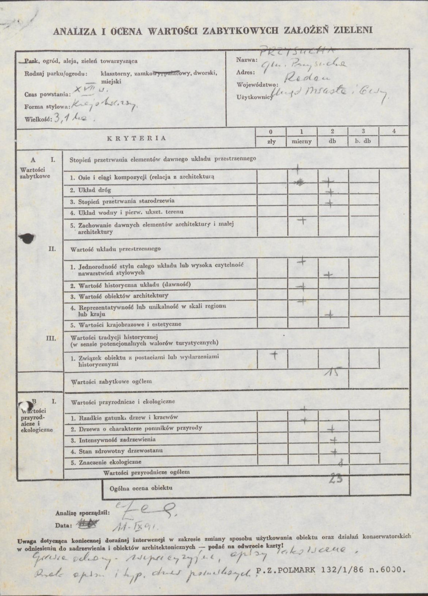 EP - Ewidencja parkowa, skan nr 3