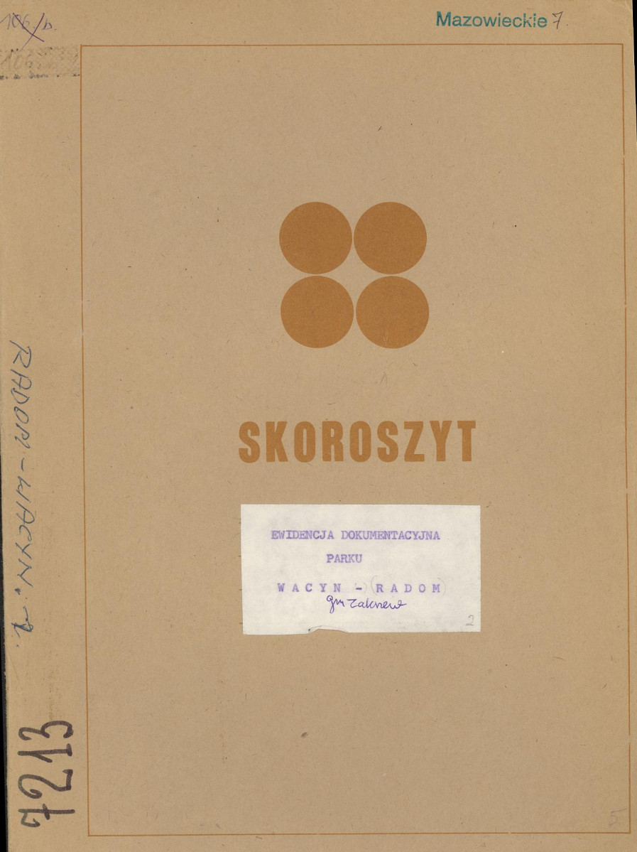 EP - Ewidencja parkowa, skan nr 1
