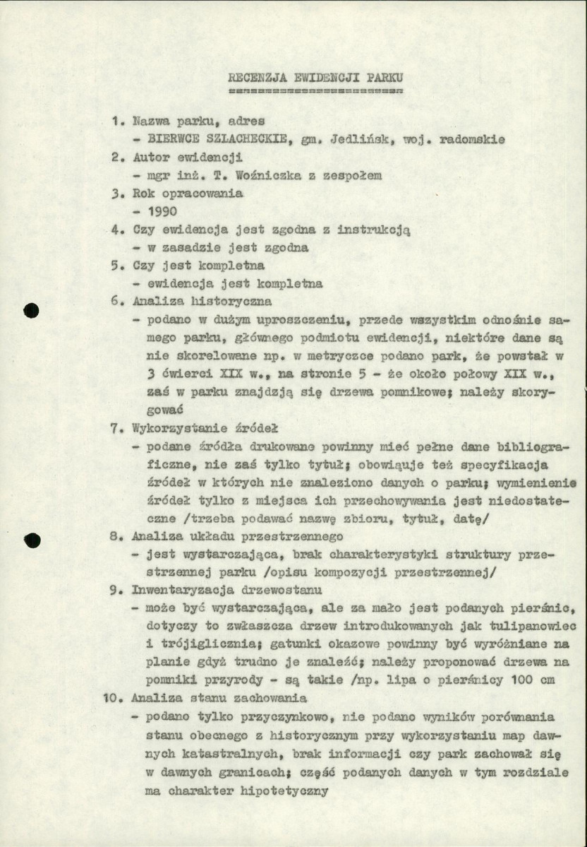 Ewidencja parkowa, skan nr 6