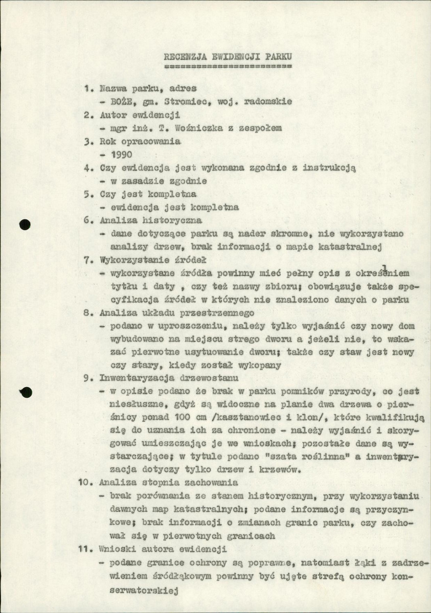 EP - Ewidencja parkowa, skan nr 5