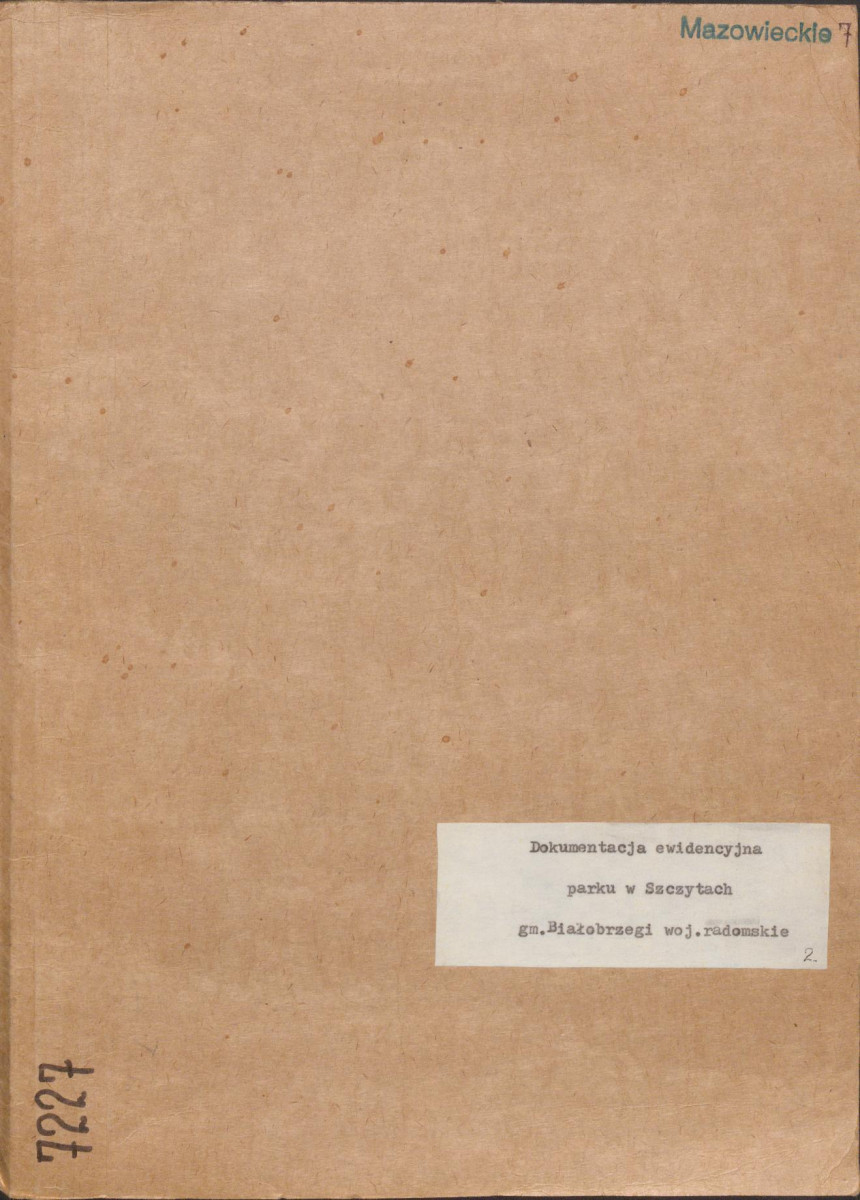 EP - Ewidencja parkowa, skan nr 1