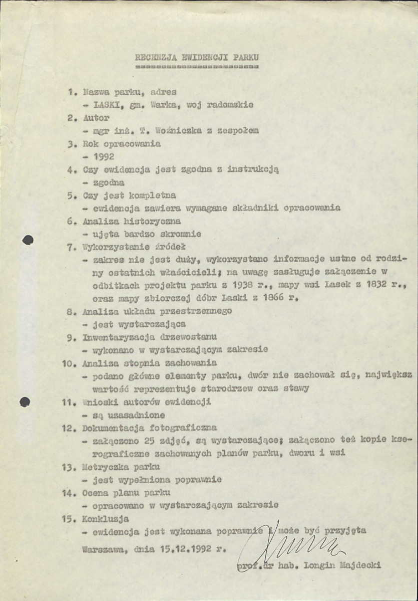 Ewidencja parkowa, skan nr 4