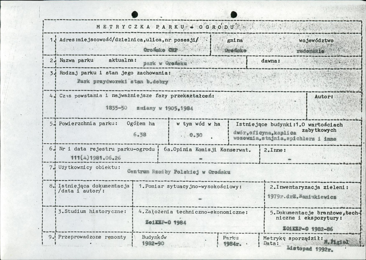 Ewidencja parkowa, skan nr 7