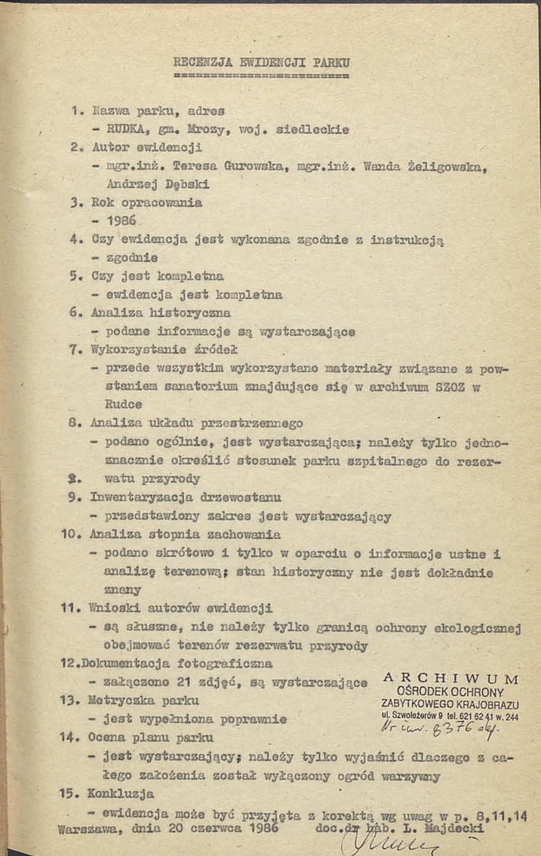 Ewidencja parkowa, skan nr 3