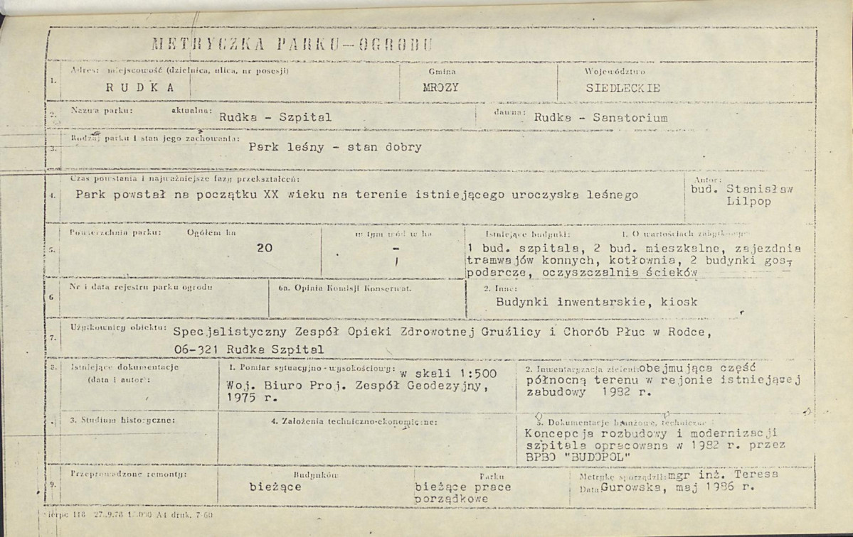 Ewidencja parkowa, skan nr 6