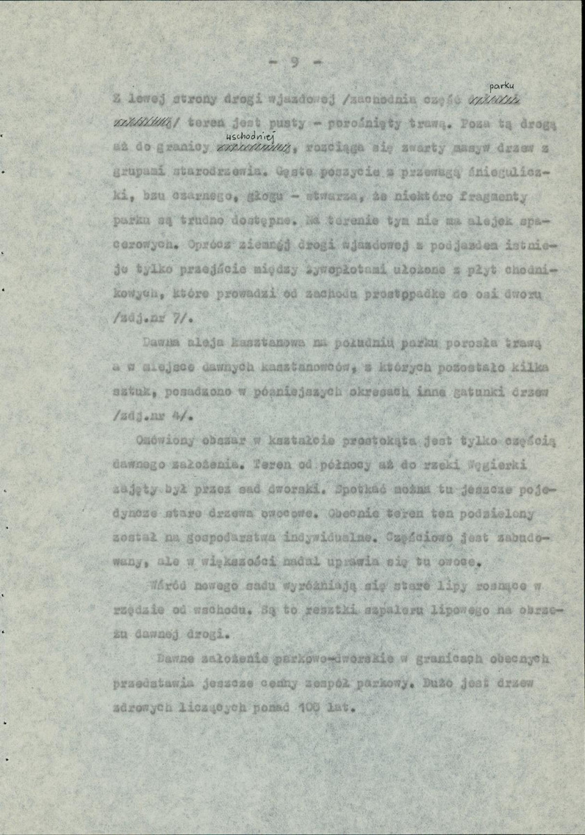 Ewidencja parkowa, skan nr 17