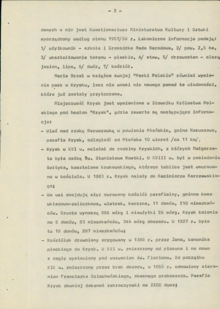 Ewidencja parkowa, skan nr 10