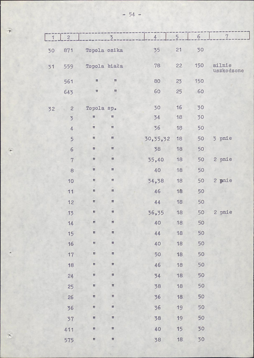 Ewidencja parkowa, skan nr 62