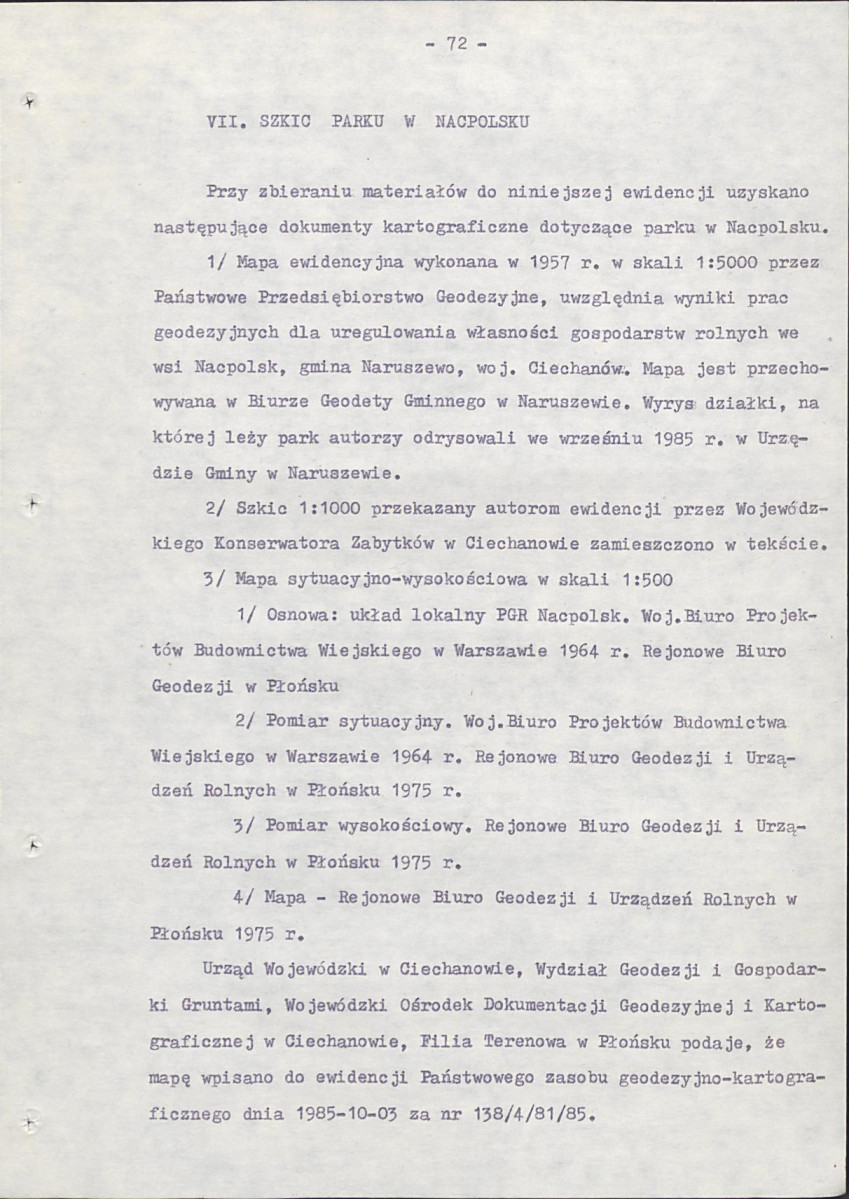 Ewidencja parkowa, skan nr 80