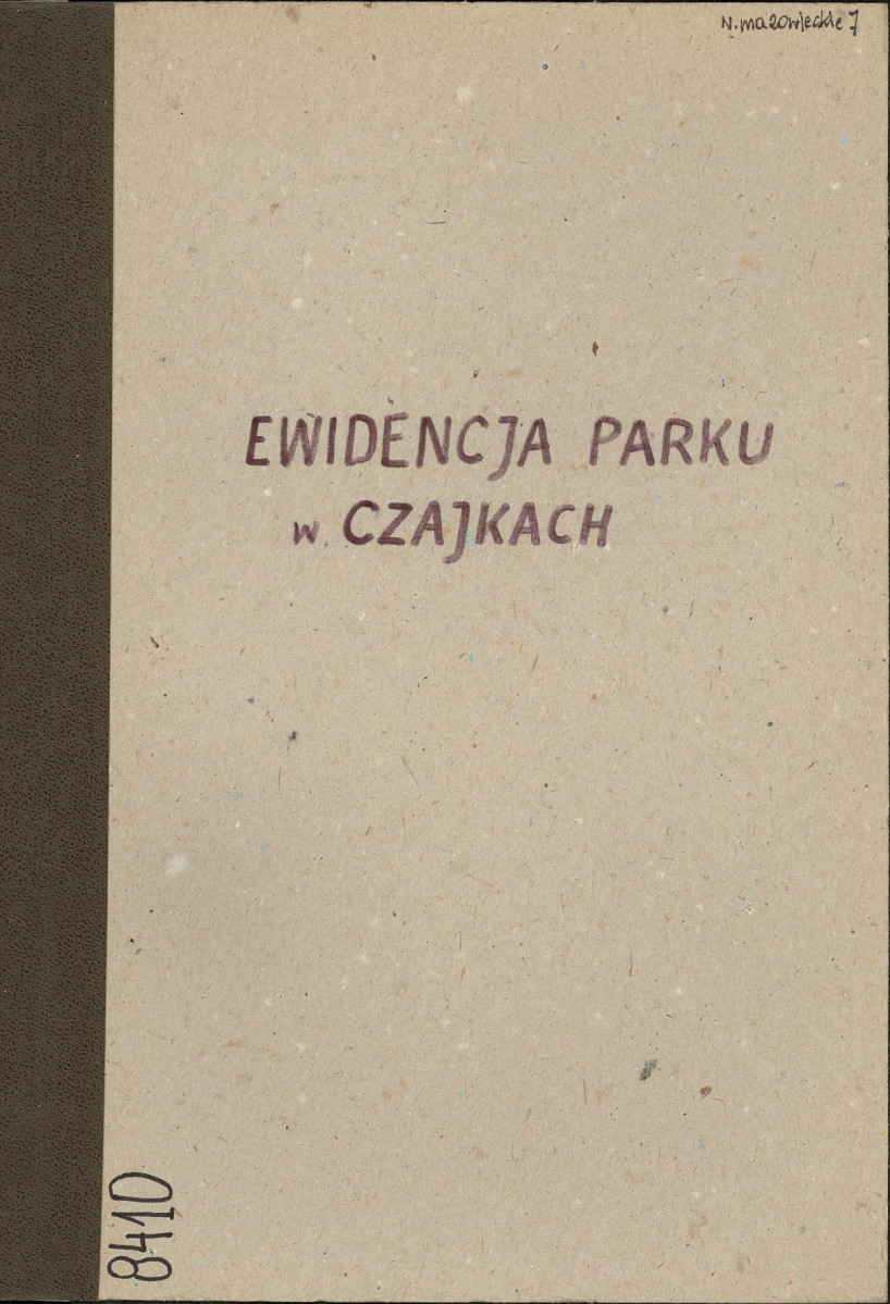 Ewidencja parkowa, skan nr 1