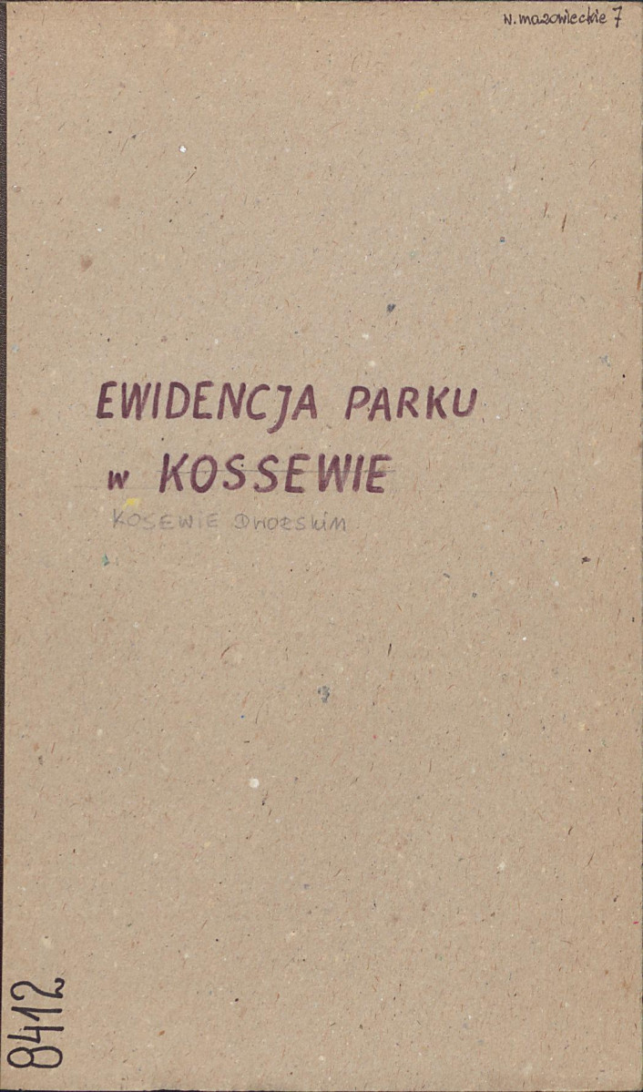 Ewidencja parkowa, skan nr 1