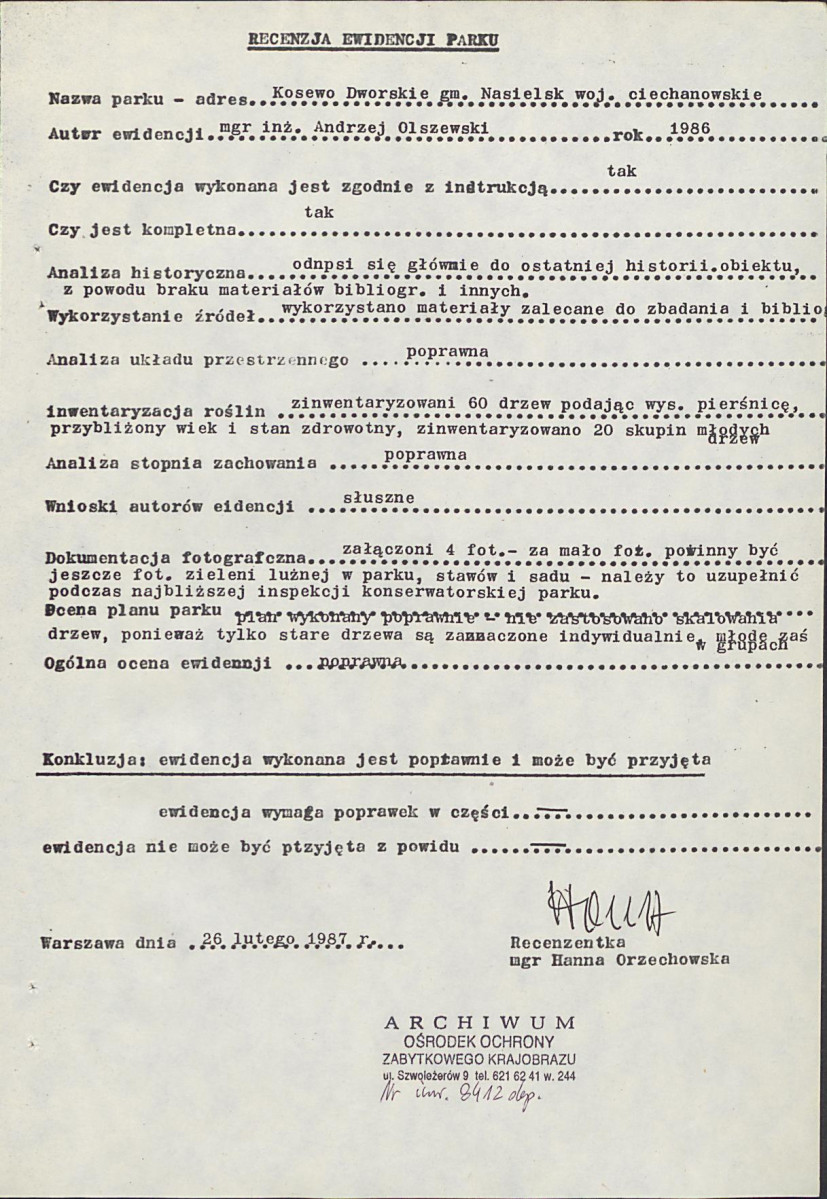 Ewidencja parkowa, skan nr 6