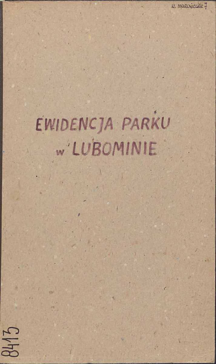 Ewidencja parkowa, skan nr 1