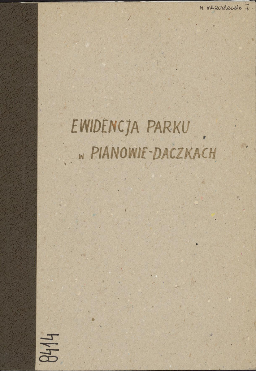 Ewidencja parkowa, skan nr 1