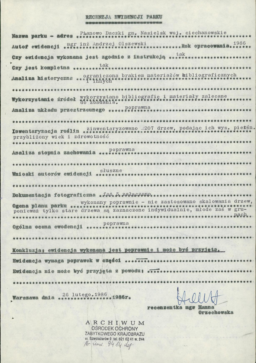 Ewidencja parkowa, skan nr 6