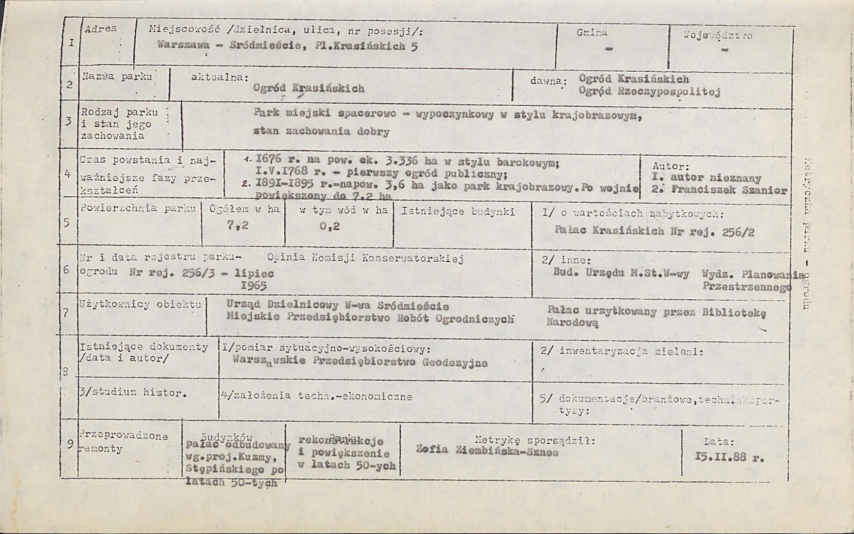 Ewidencja parkowa, skan nr 8