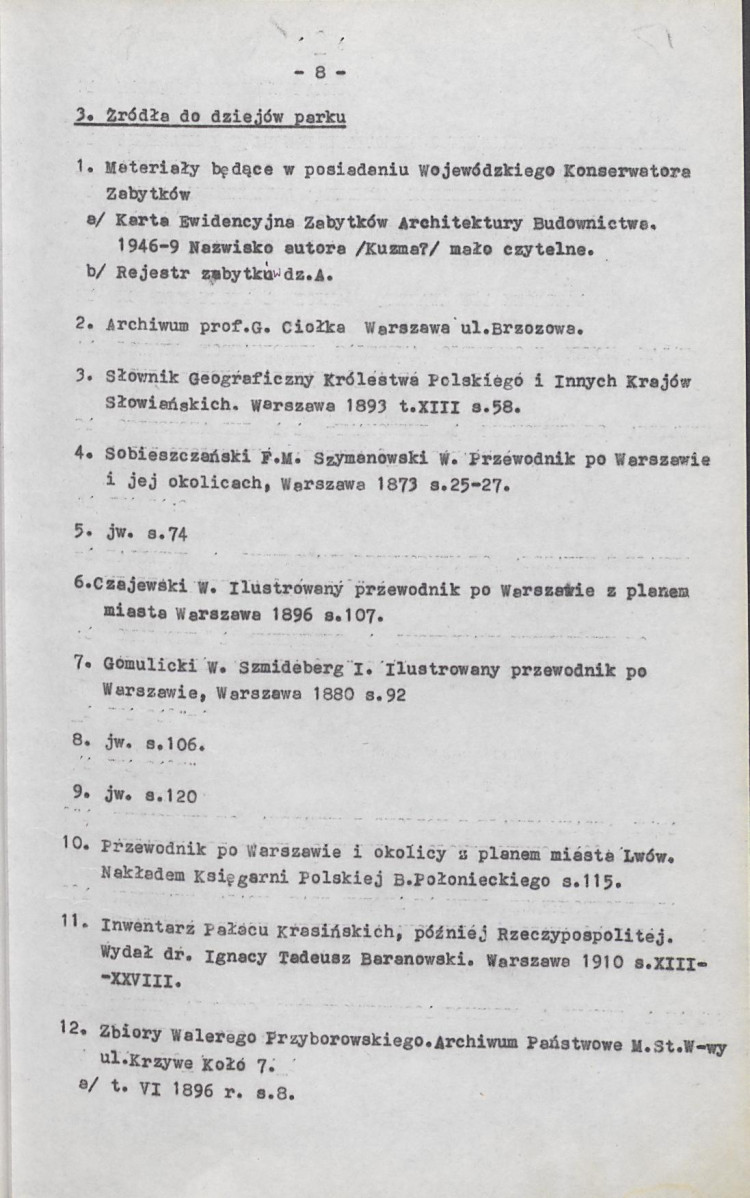 Ewidencja parkowa, skan nr 16