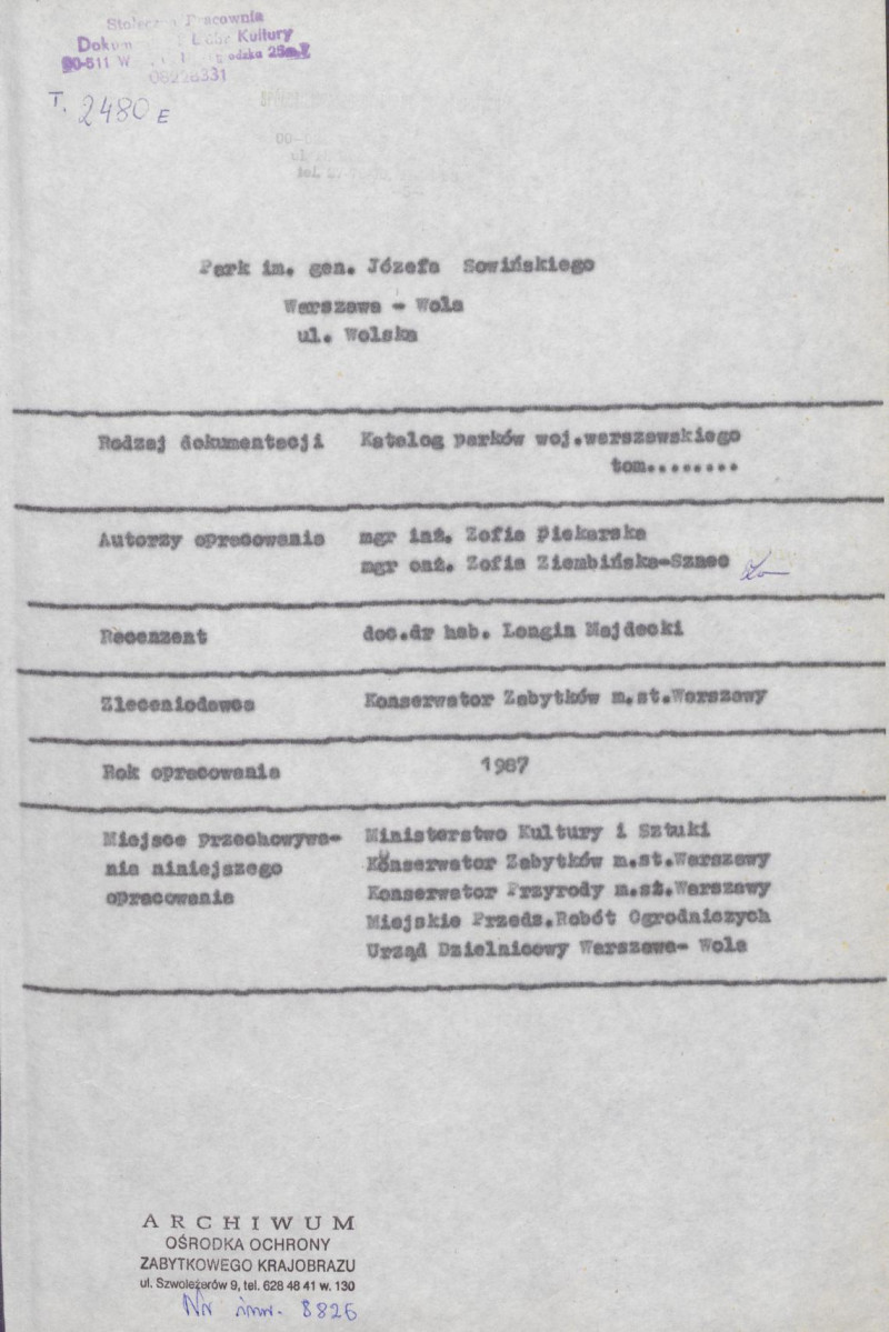 Ewidencja parkowa, skan nr 3