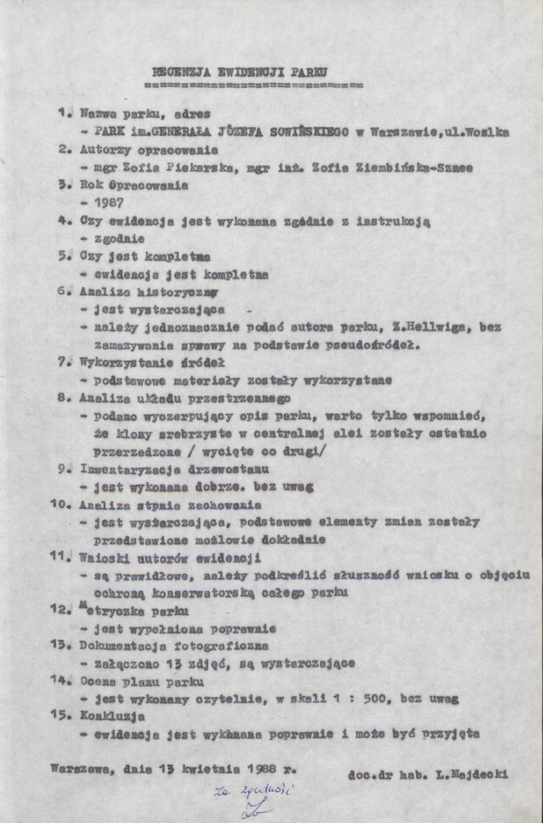 Ewidencja parkowa, skan nr 4
