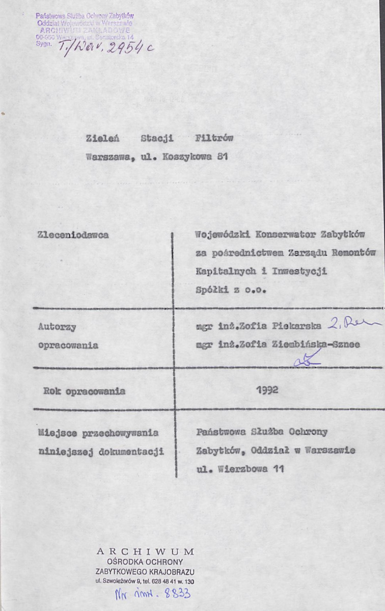 Ewidencja parkowa, skan nr 3