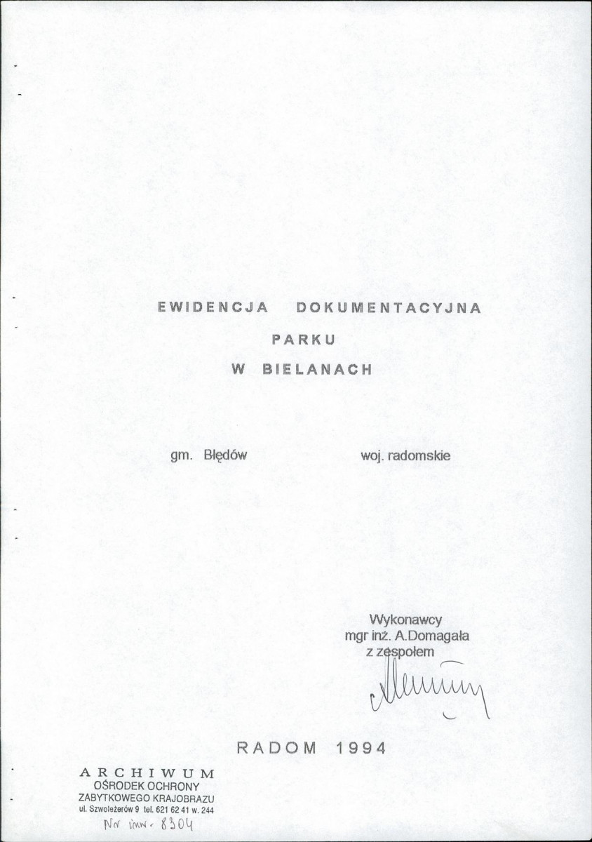 Ewidencja parkowa, skan nr 5