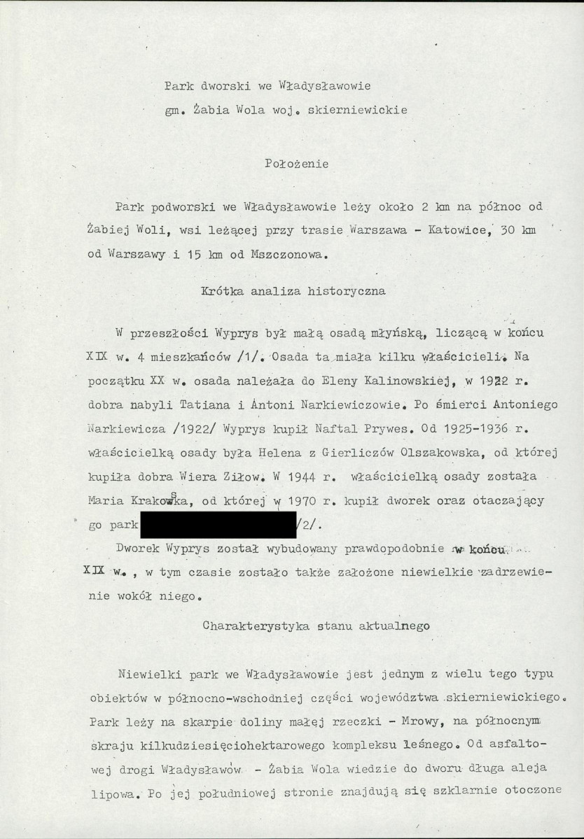 EP - Ewidencja parkowa, skan nr 4