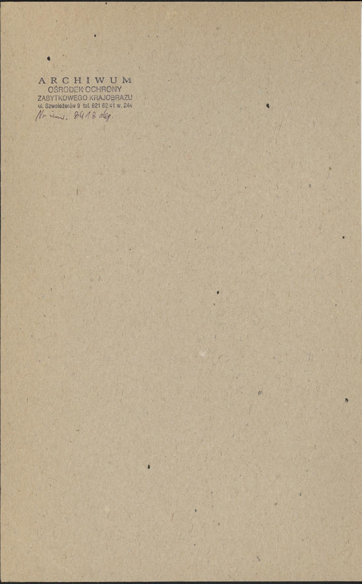 EP - Ewidencja parkowa, skan nr 2