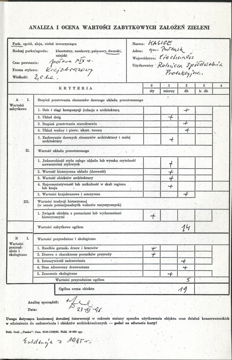 EP - Ewidencja parkowa, skan nr 3