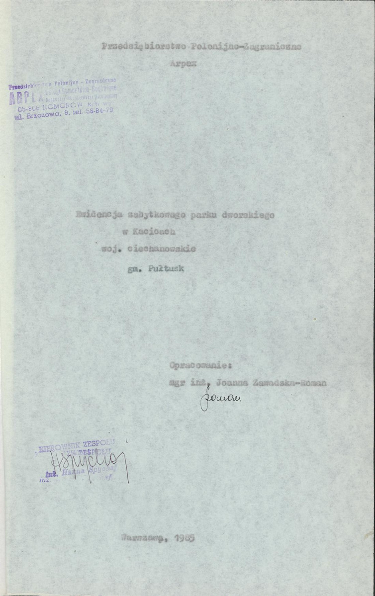 EP - Ewidencja parkowa, skan nr 4