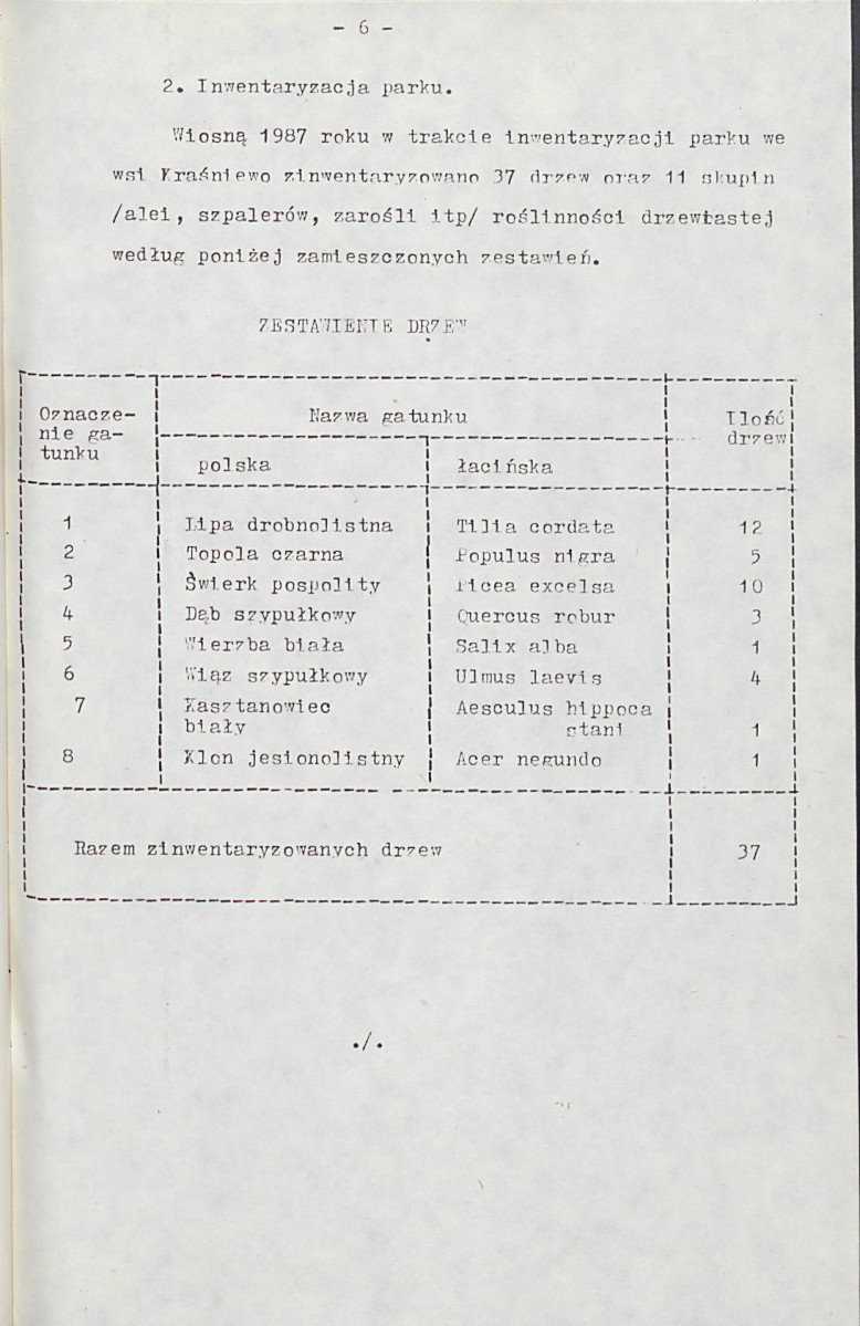 Ewidencja parkowa, skan nr 13