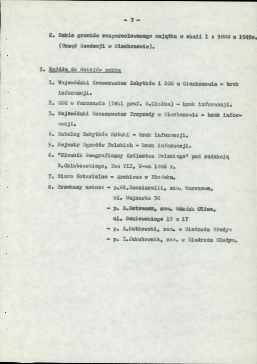Ewidencja parkowa, skan nr 13